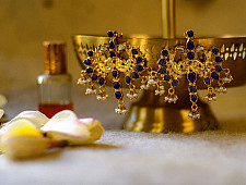 श्रीरूपा  | Silver Earring | Dancing Peacock ~ 22