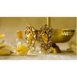 श्रीरूपा  | Silver Earring | Morni Studs ~ 47