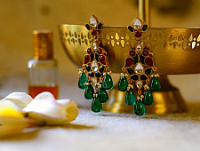 श्रीरूपा  | Silver Earring | Peacock Motifs ~ 18