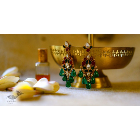 श्रीरूपा  | Silver Earring | Peacock Motifs ~ 18