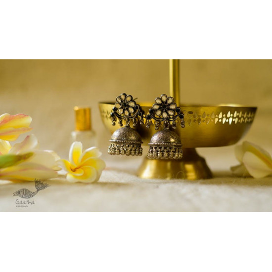 श्रीरूपा  | Silver Earring | Phulvati ~ 46