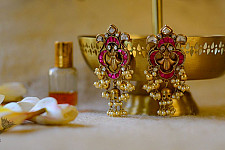 श्रीरूपा  | Silver Earring | Rasiya ~ 35