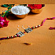 shop handmade dhokra brass rakhi