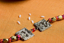 Dhokra Brass ❂ Handmade Rakhi - D