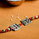 shop handmade dhokra brass rakhi