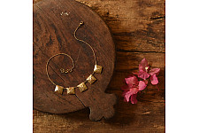 Prabha . प्रभा | Dhokra Brass Necklace 