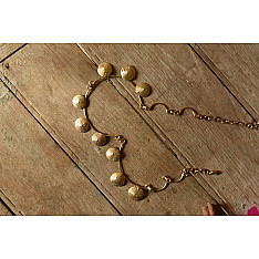 Prabha . प्रभा ❄ Handmade Brass Dhokra Designer Necklace