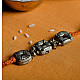 shop handmade dhokra brass rakhi