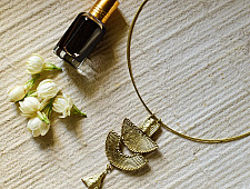 Prabha . प्रभा | Designer Dhokra Brass Necklace ~ 3