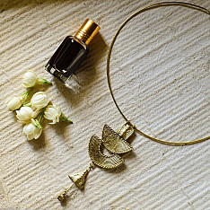 Prabha . प्रभा | Designer Dhokra Brass Necklace ~ 3