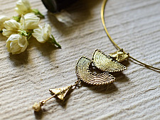 Prabha . प्रभा | Designer Dhokra Brass Necklace ~ 3