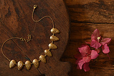 Prabha . प्रभा | Handmade Dhokra Brass Necklace