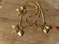 Prabha . प्रभा ❄ Brass Dhokra Handmade Two Layered Necklace