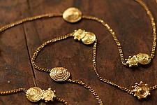 Prabha . प्रभा | Dhokra Brass Long Necklace / Chain