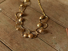 Prabha . प्रभा ❄ Brass Handmade Dhokra - Necklace