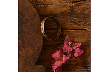 Prabha . प्रभा | Dhokra Brass Bangle (Two Sizes in Option )