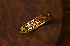 Prabha . प्रभा | Dhokra Brass Bangle (Two Sizes in Option )
