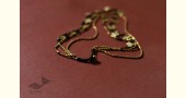 handmade Brass Dhokra Clubs Design Three Layered Necklace