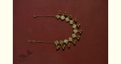 handmade dholra brass necklace - Diamond Design