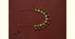 Prabha . प्रभा | Brass Dhokra Necklace - Diamond Design