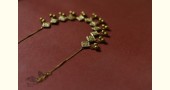 handmade dholra brass necklace - Diamond Design