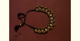 Prabha . प्रभा | Brass Dhokra Diamond Design Necklace