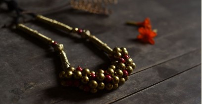 Prabha . प्रभा | Brass Dhokra Designer Necklace