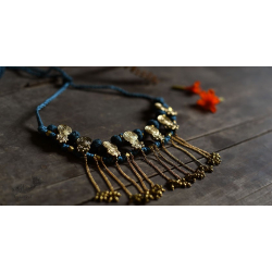 Prabha . प्रभा | Brass Dhokra Necklace With Earring Set