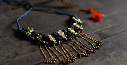Prabha . प्रभा | Brass Dhokra Necklace With Earring Set