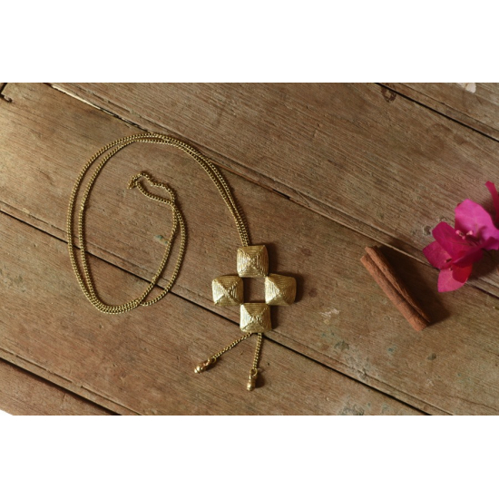 Brass Dhokra Handmade Long Necklace