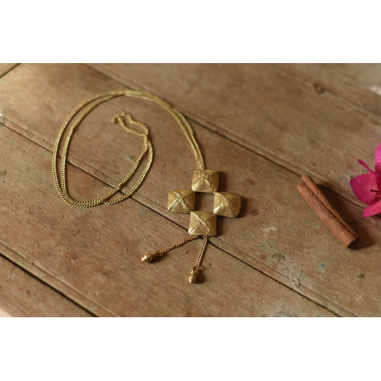 Brass Dhokra Handmade Long Necklace