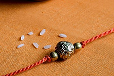 Dhokra Brass ❂ Handmade Rakhi - N