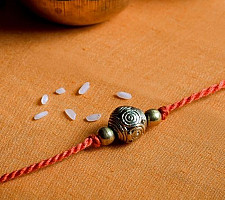 Dhokra Brass ❂ Handmade Rakhi - N