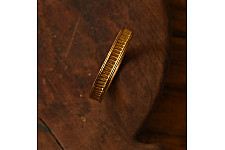 Prabha . प्रभा | Dhokra Brass Bangle  (Two Sizes in Option )