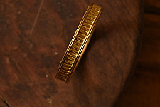 Prabha . प्रभा | Dhokra Brass Bangle  (Two Sizes in Option )