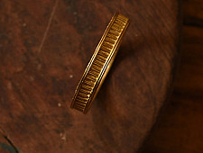 Prabha . प्रभा | Dhokra Brass Bangle  (Two Sizes in Option )