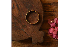 Prabha . प्रभा | Dhokra Brass Bangle  (Two Sizes in Option )