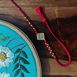Dhokra Brass ❂ Handmade Rakhi - J