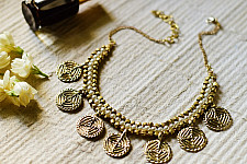 Prabha . प्रभा | Dhokra ~ Brass Necklace 11