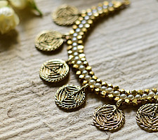 Prabha . प्रभा | Dhokra ~ Brass Necklace 11