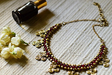 Prabha . प्रभा | Dhokra ~ Brass Necklace 12