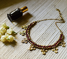 Prabha . प्रभा | Dhokra ~ Brass Necklace 12