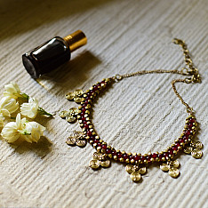 Prabha . प्रभा | Dhokra ~ Brass Necklace 12