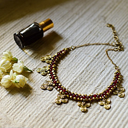 Prabha . प्रभा | Dhokra ~ Brass Necklace 12