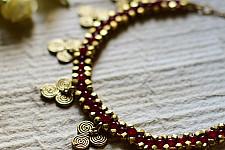 Prabha . प्रभा | Dhokra ~ Brass Necklace 12