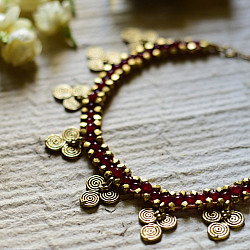 Prabha . प्रभा | Dhokra ~ Brass Necklace 12