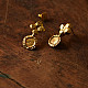 shop Handmade Dhokra Brass Stud Earring