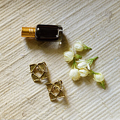 Prabha . प्रभा | Tribal Dhokra Earring 13