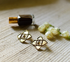 Prabha . प्रभा | Tribal Dhokra Earring 13