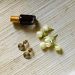 Prabha . प्रभा | Dhokra (Brass) Stud Earring